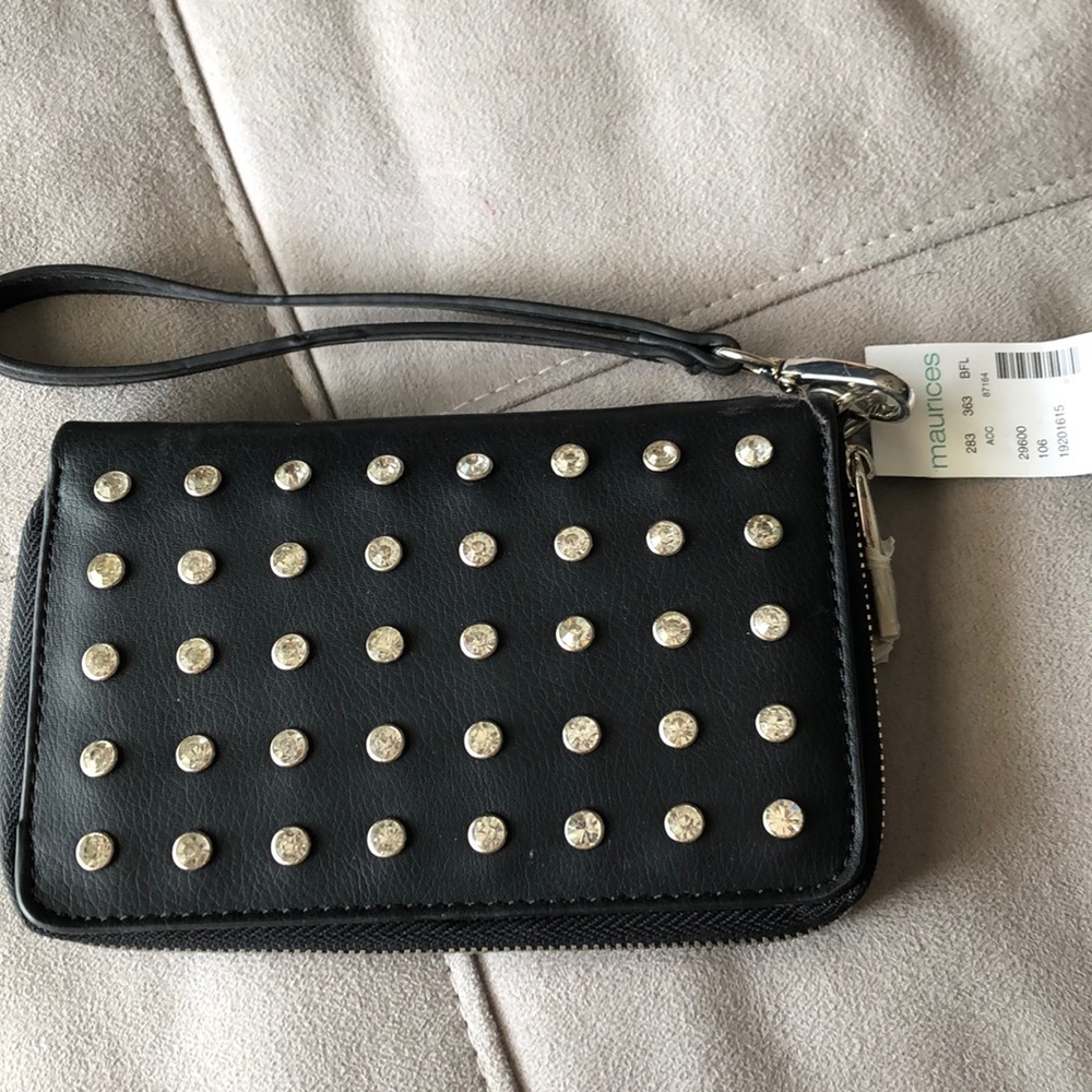 Maurices Rhinestone Studded Wallet